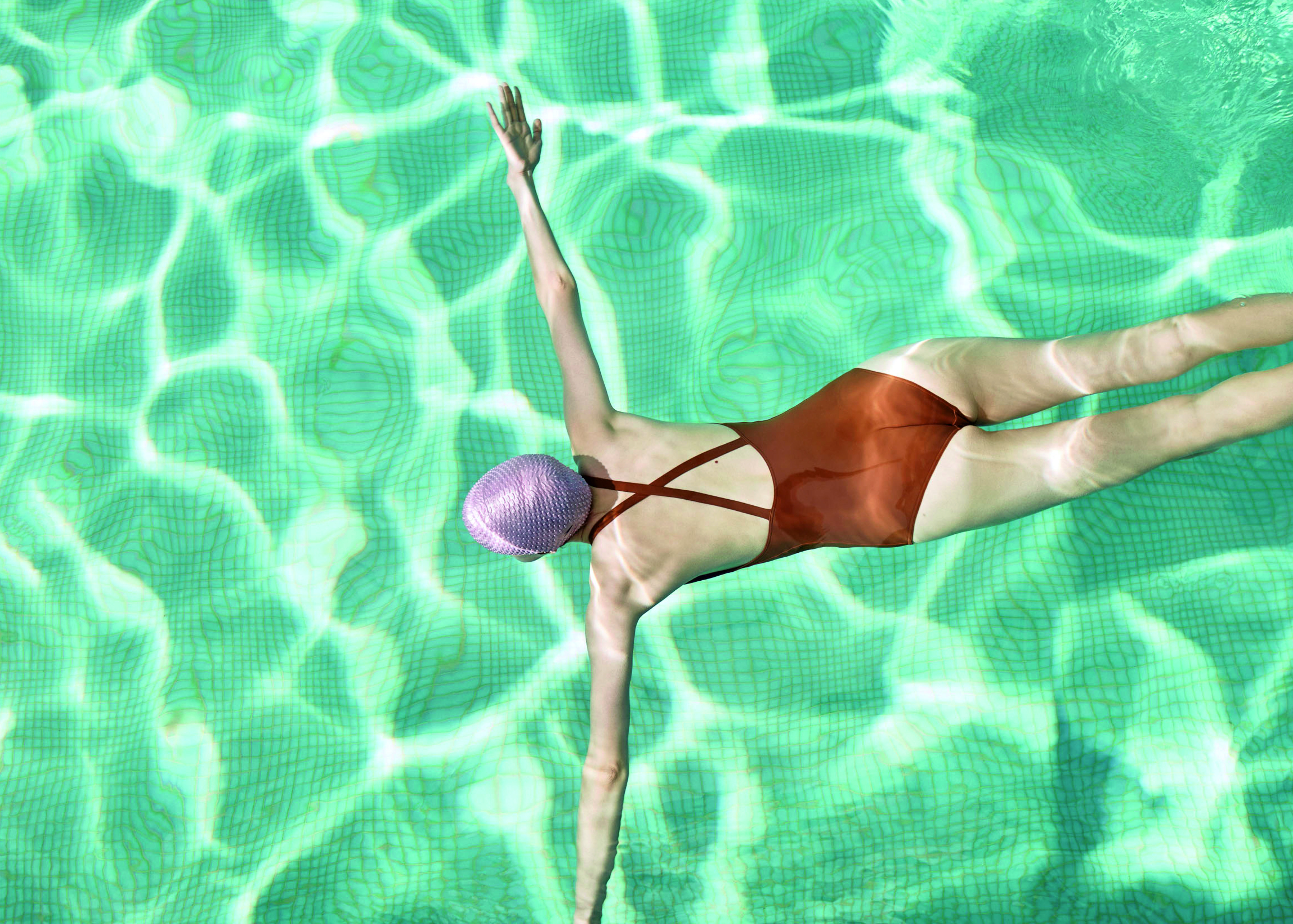 Cabelos verdes na piscina: Não, não e não!